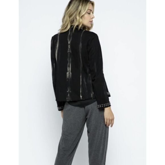 Vocal Tie-dye Jacket W/ Studs Med NWT - Picture 3 of 4